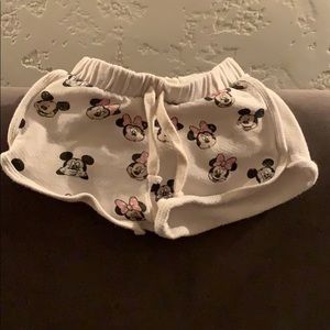 Disney Zara baby girl shorties